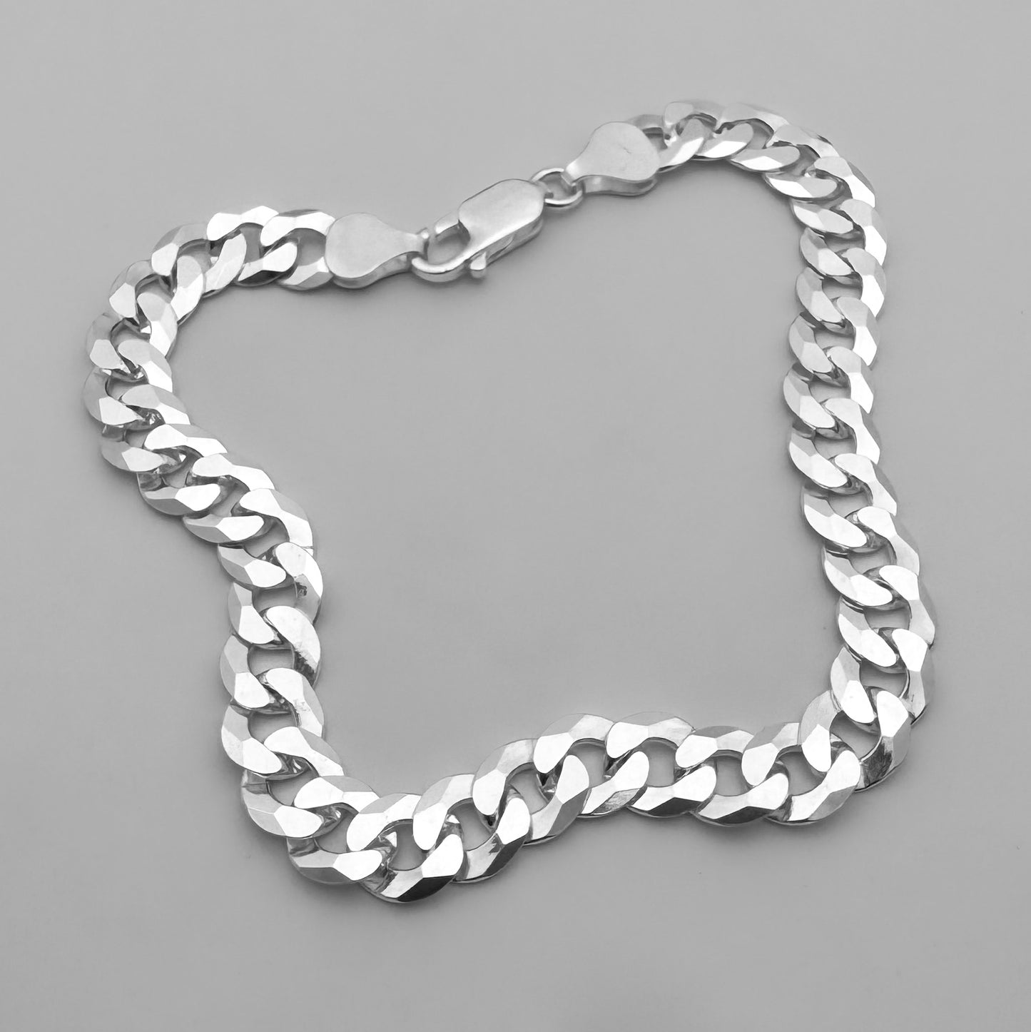 Pulsera de Eslabón Cubano Plano