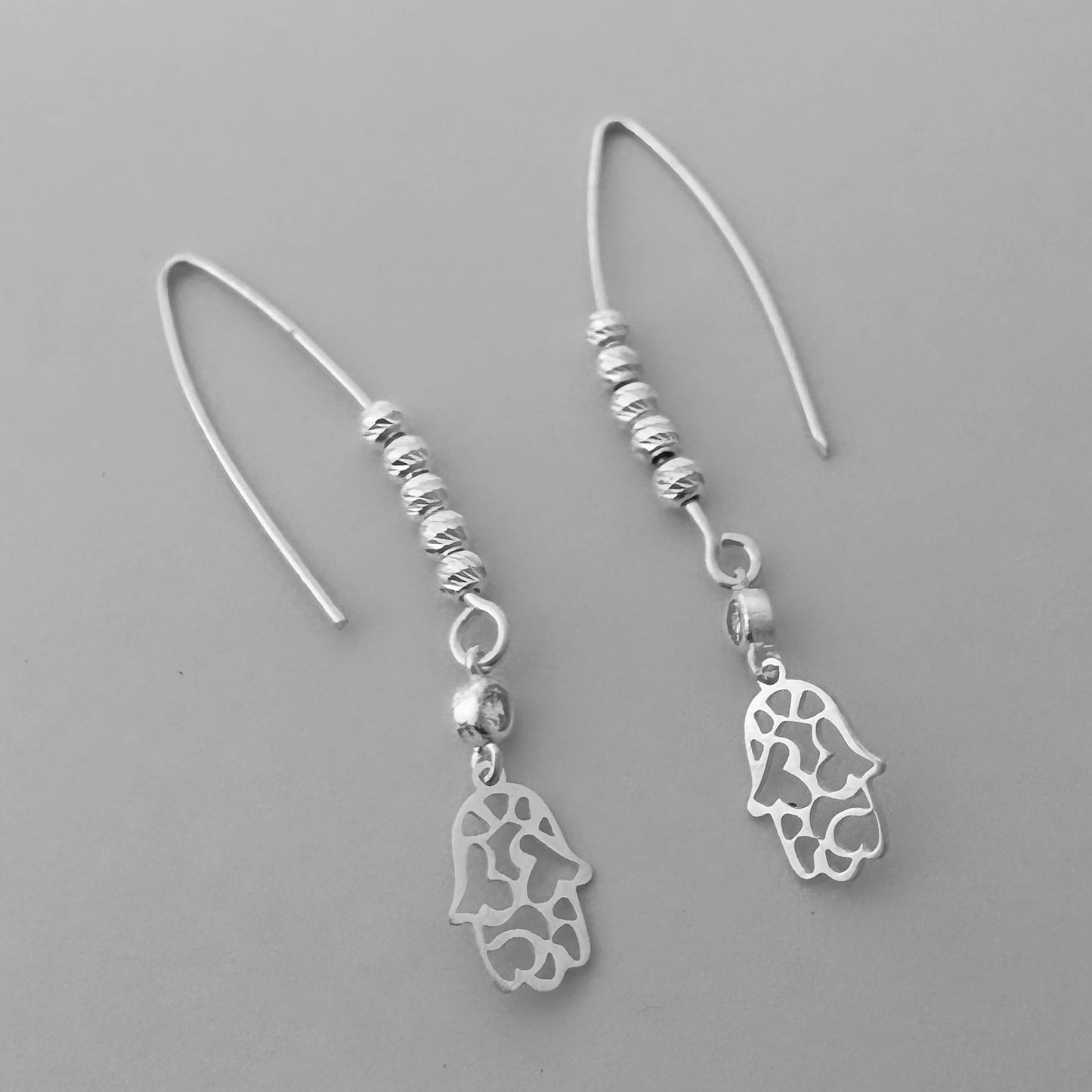 Aretes mano de Hamsa