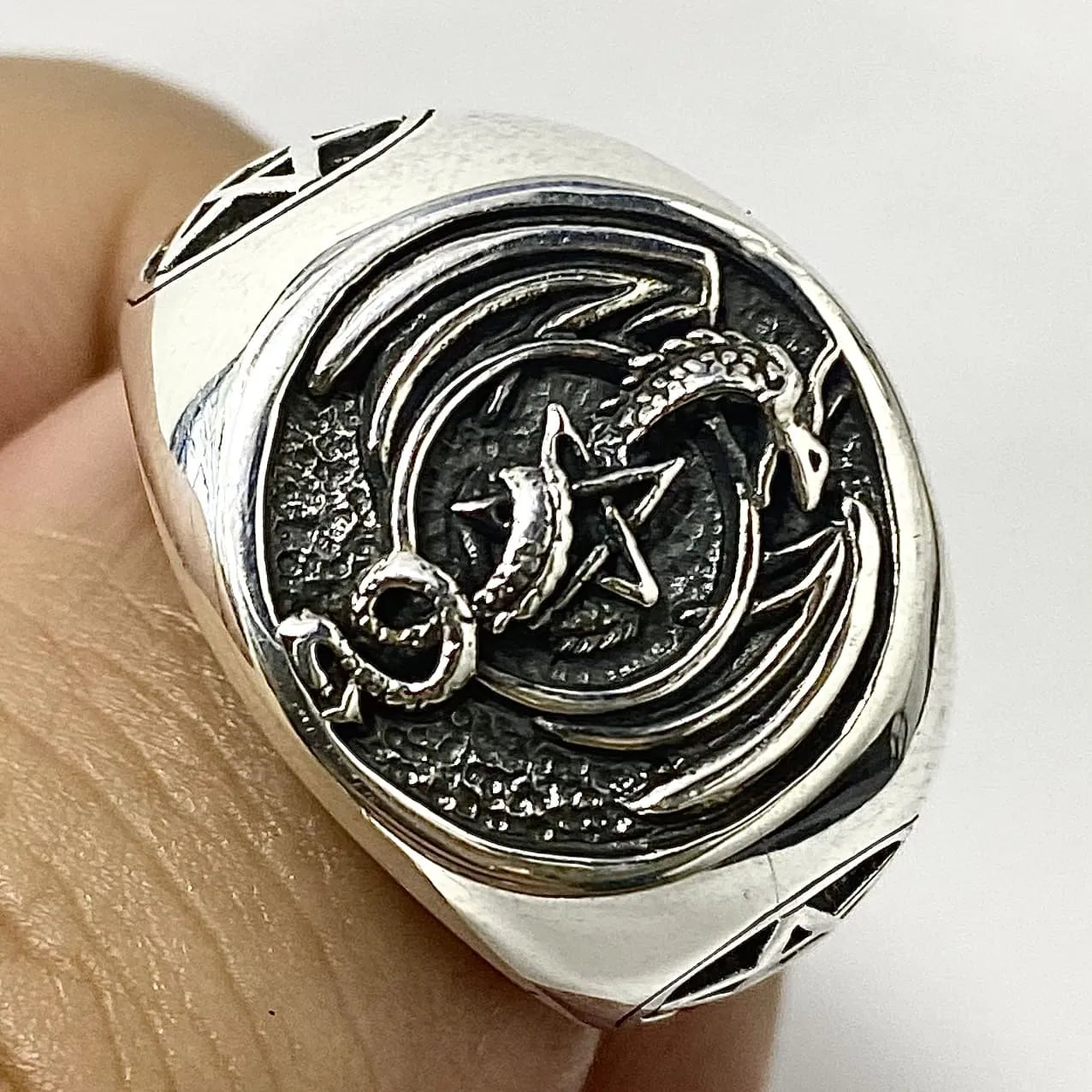 Anillo Vikingo Dragones