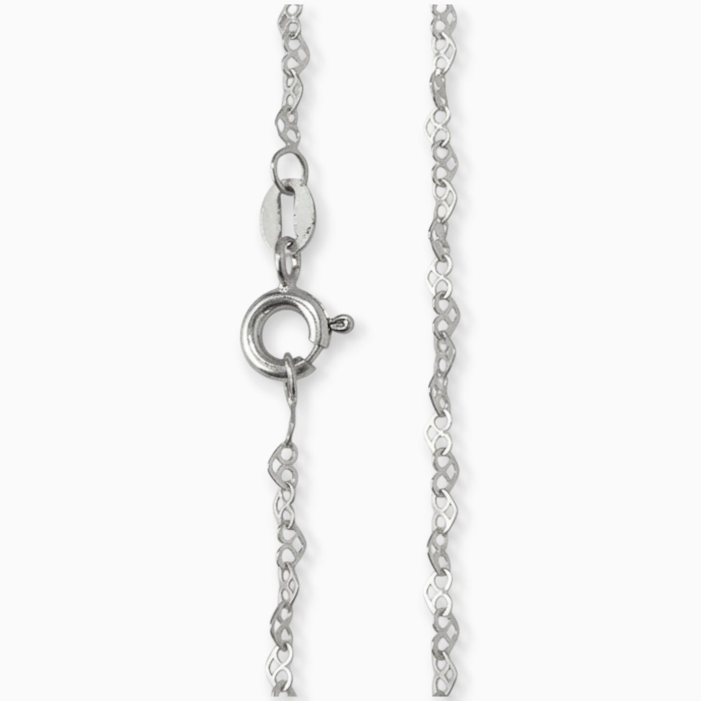 Cadena – Tejido Corazones Filigrana (40 cm)