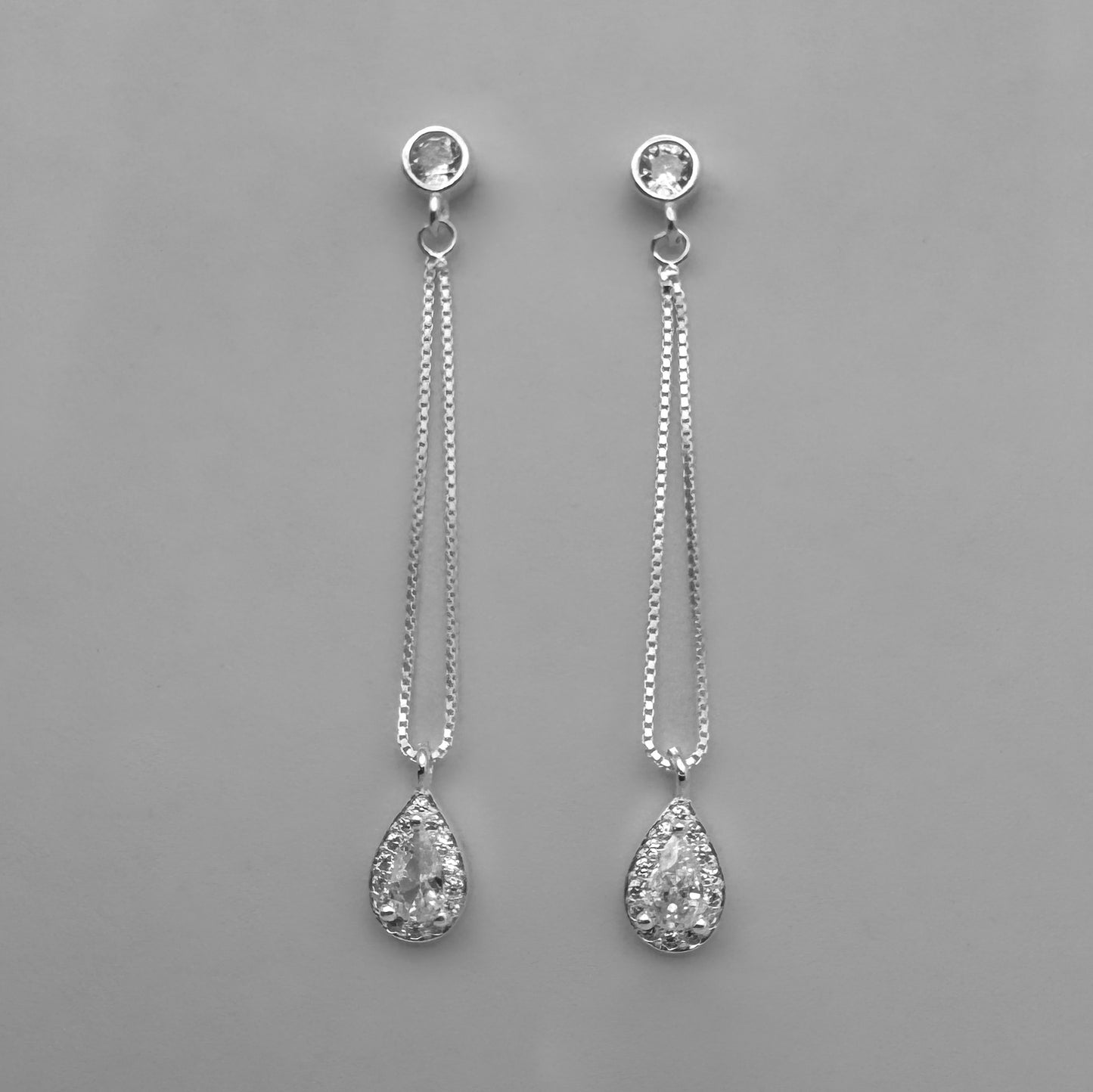 Aretes largos Lágrima