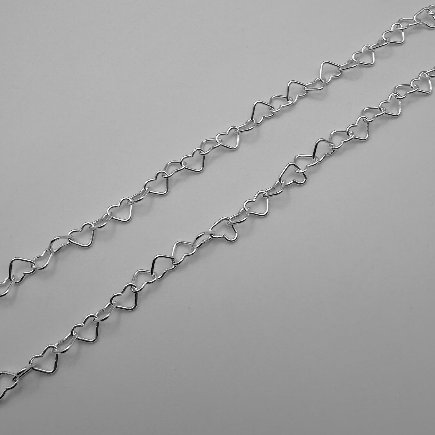 Cadena corazones mediana