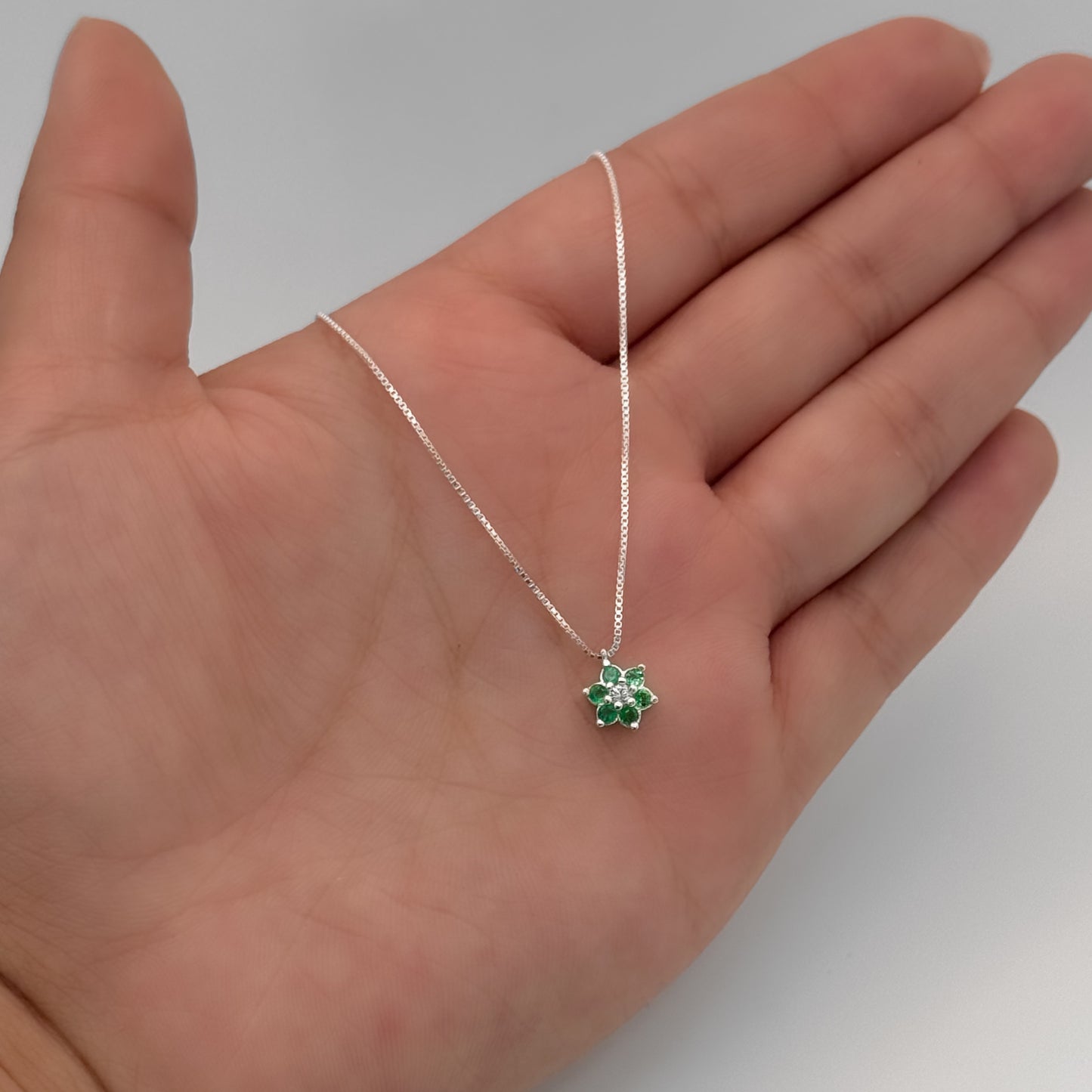 Small Flower Esmeralda y Diamante box