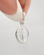 Dije Virgen Milagrosa mini plata ley 925