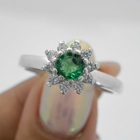 Anillo Esmeralda marquesa
