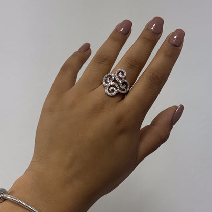 Anillo diamantado