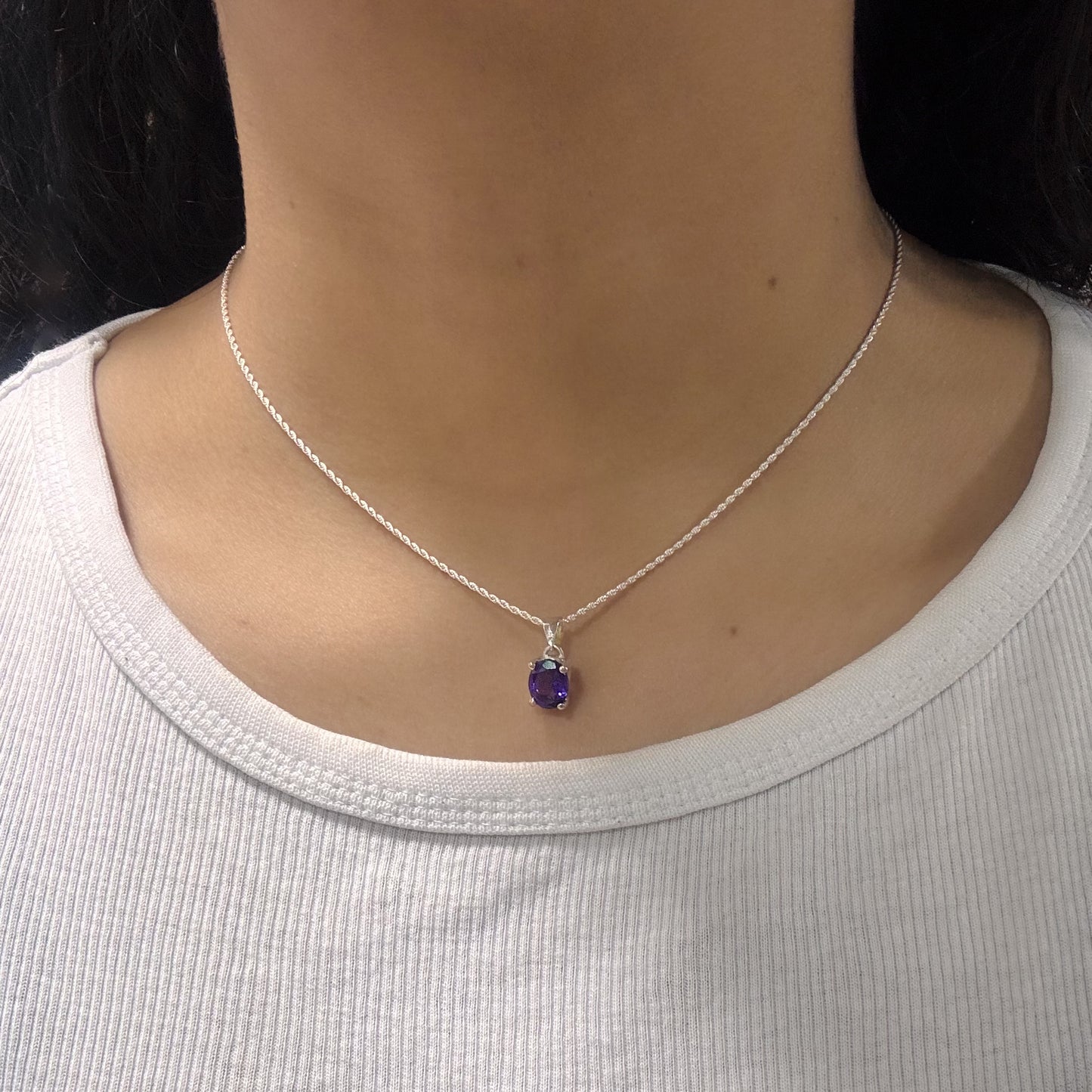 Collar Amatista natural