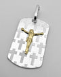 Dije placa con Cristo