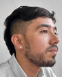 Topo zircon blanco redondo grande