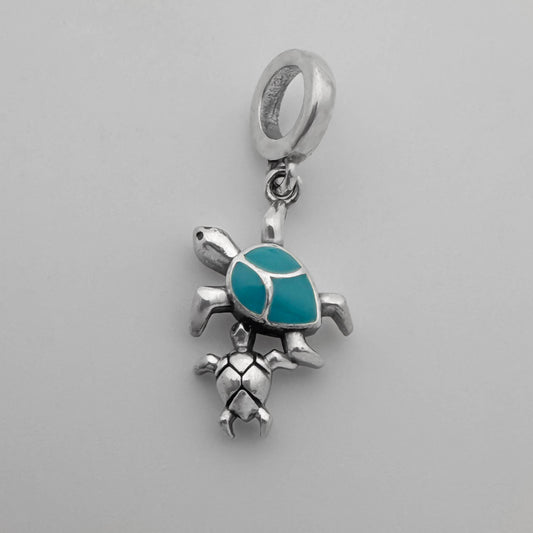 Charm Tortugas Mamá e hija.