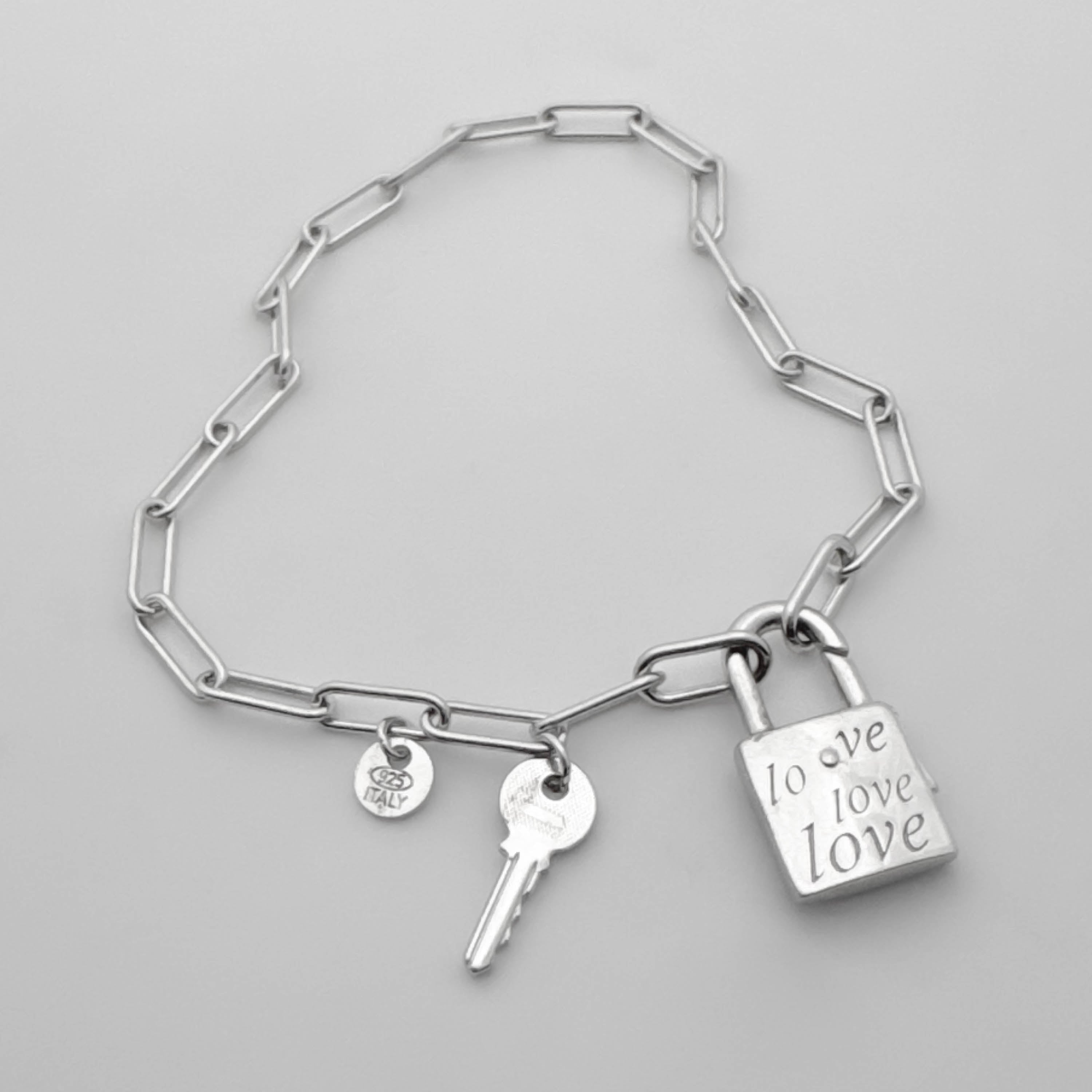 Pulsera Candado con Llave