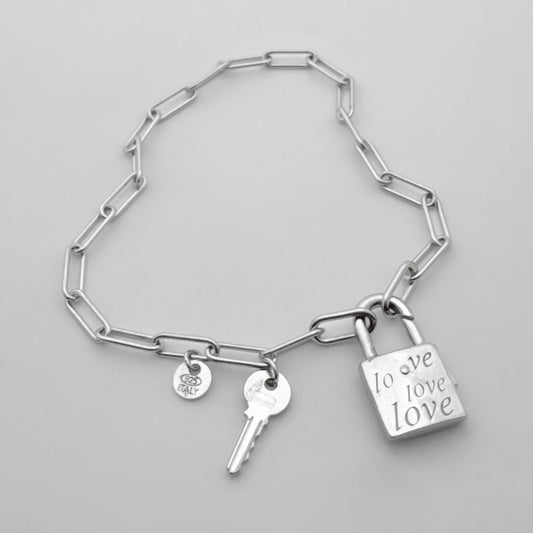 Pulsera Candado con Llave
