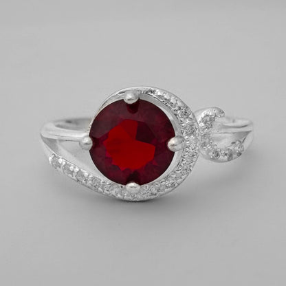 Anillo luna roja
