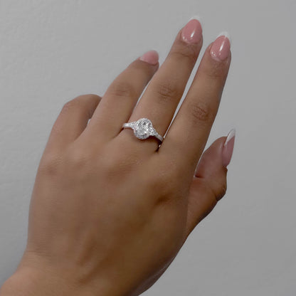 Anillo marquesa ovalada