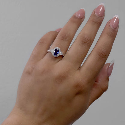 Anillo marquesa ovalada