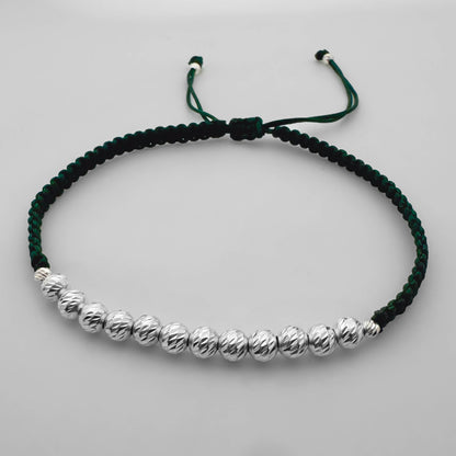 Pulsera Tejida con Balines