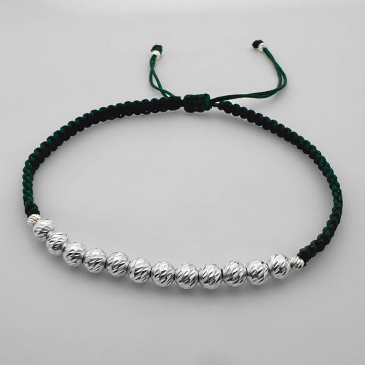 Pulsera Tejida con Balines