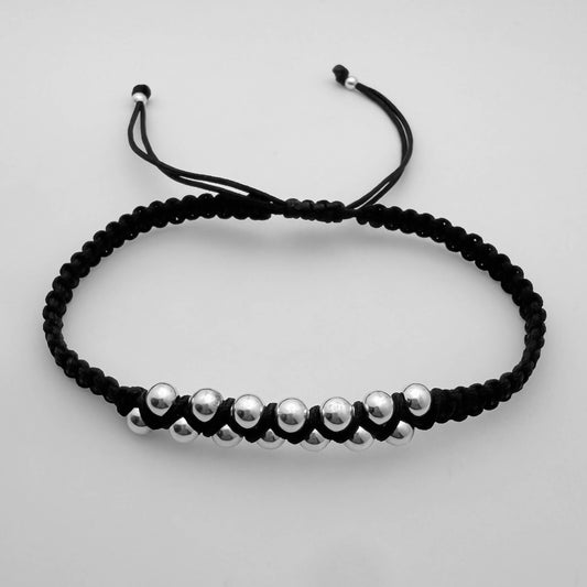 Pulsera Tejida con Balines