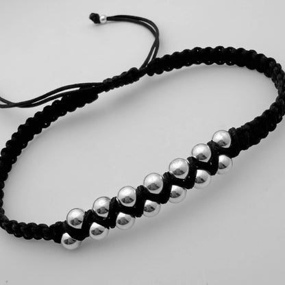 Pulsera Tejida con Balines