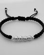 Pulsera tejida de bebé con balin