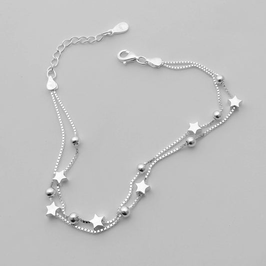 Pulsera doble Estrellas
