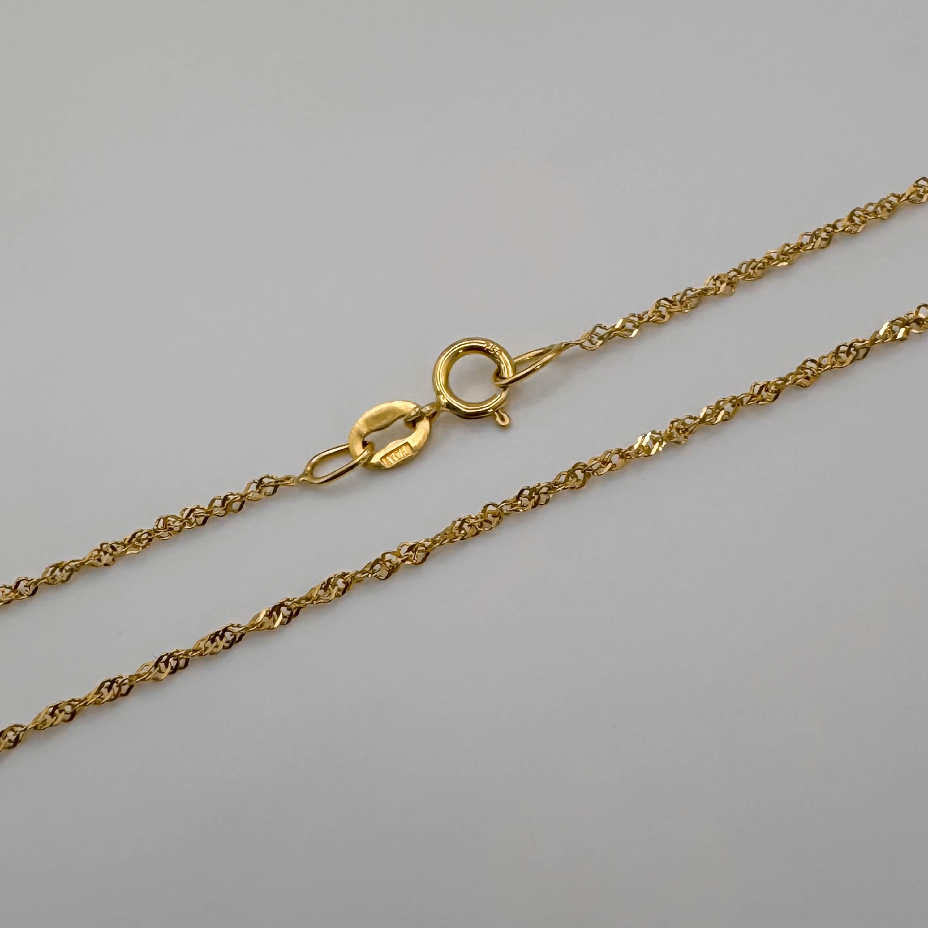 Cadena Oro 18k Singapour