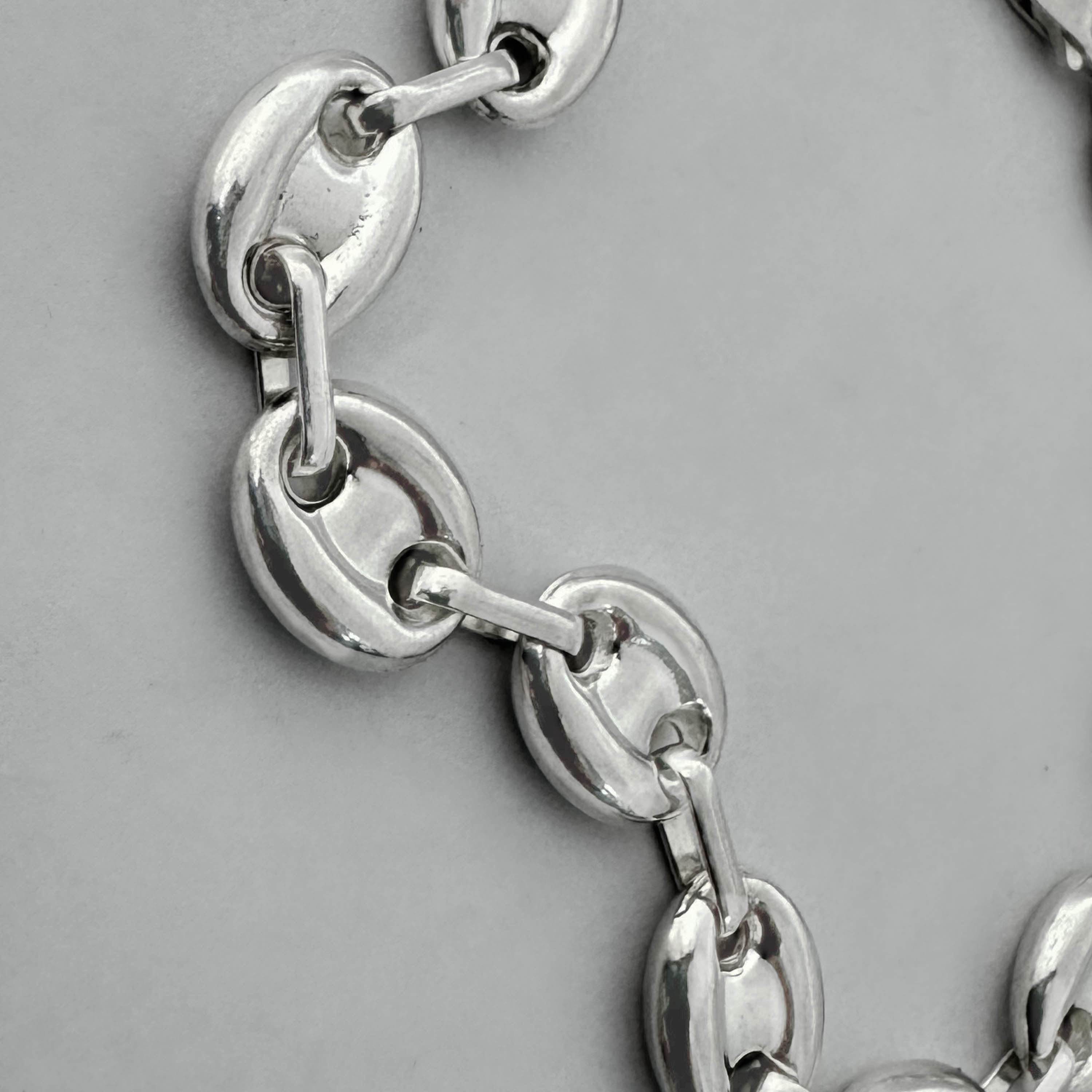 Pulsera tejido Gucci en plata ley 925