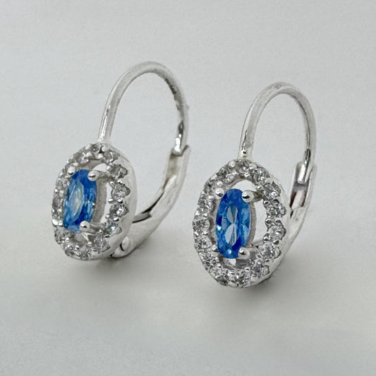 Aretes marquesa ovalada