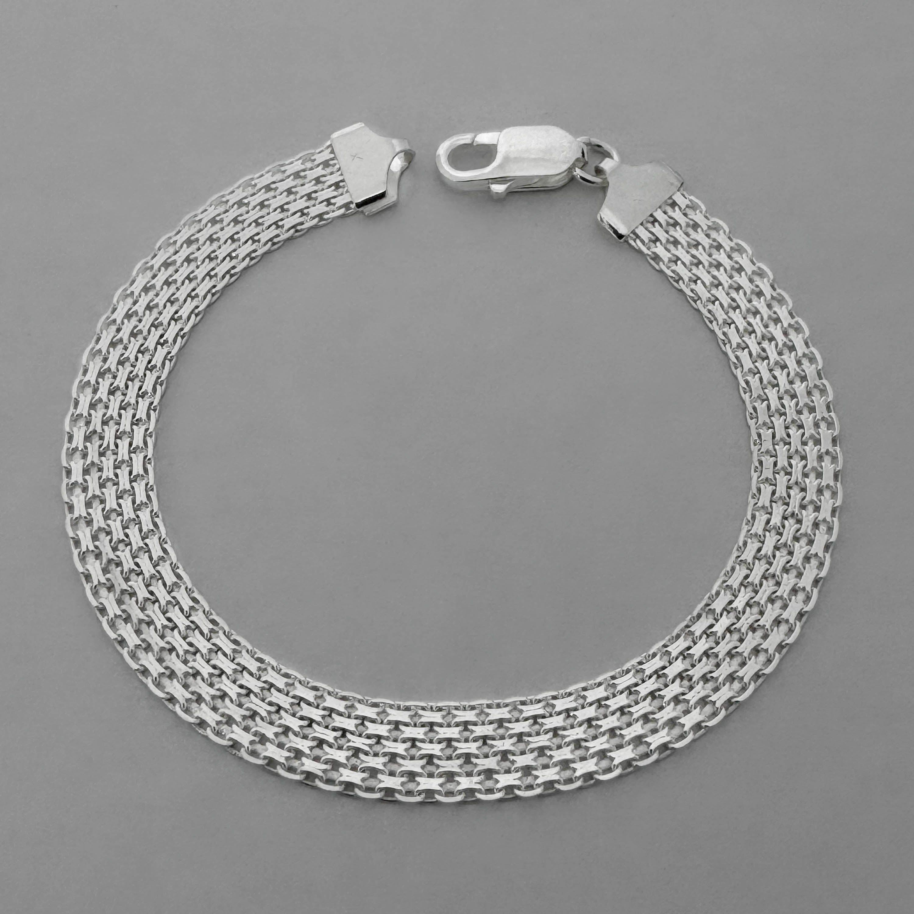 Pulsera tejido chinesco gruesa