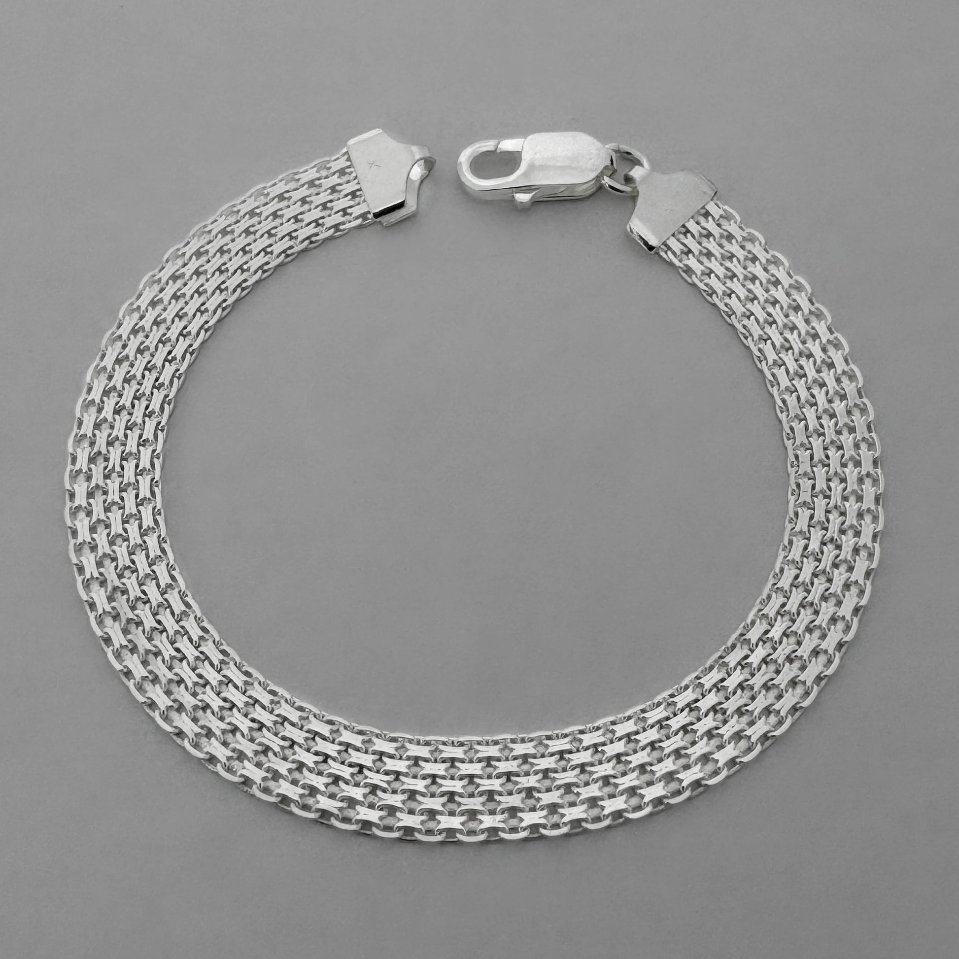 Pulsera tejido chinesco gruesa
