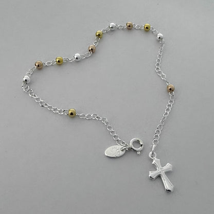 Denario Oro Plata pequeño-plata 925