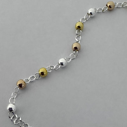 Denario Oro Plata pequeño-plata 925