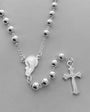 Rosario Virgen Plata le 925
