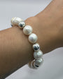 Pulsera de perlas cultivadas grandes