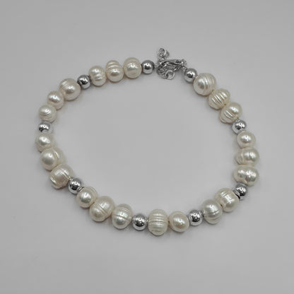 Pulsera con perlas cultivadas pequeñas