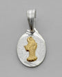 Dije en oro plata Virgen del Carmen