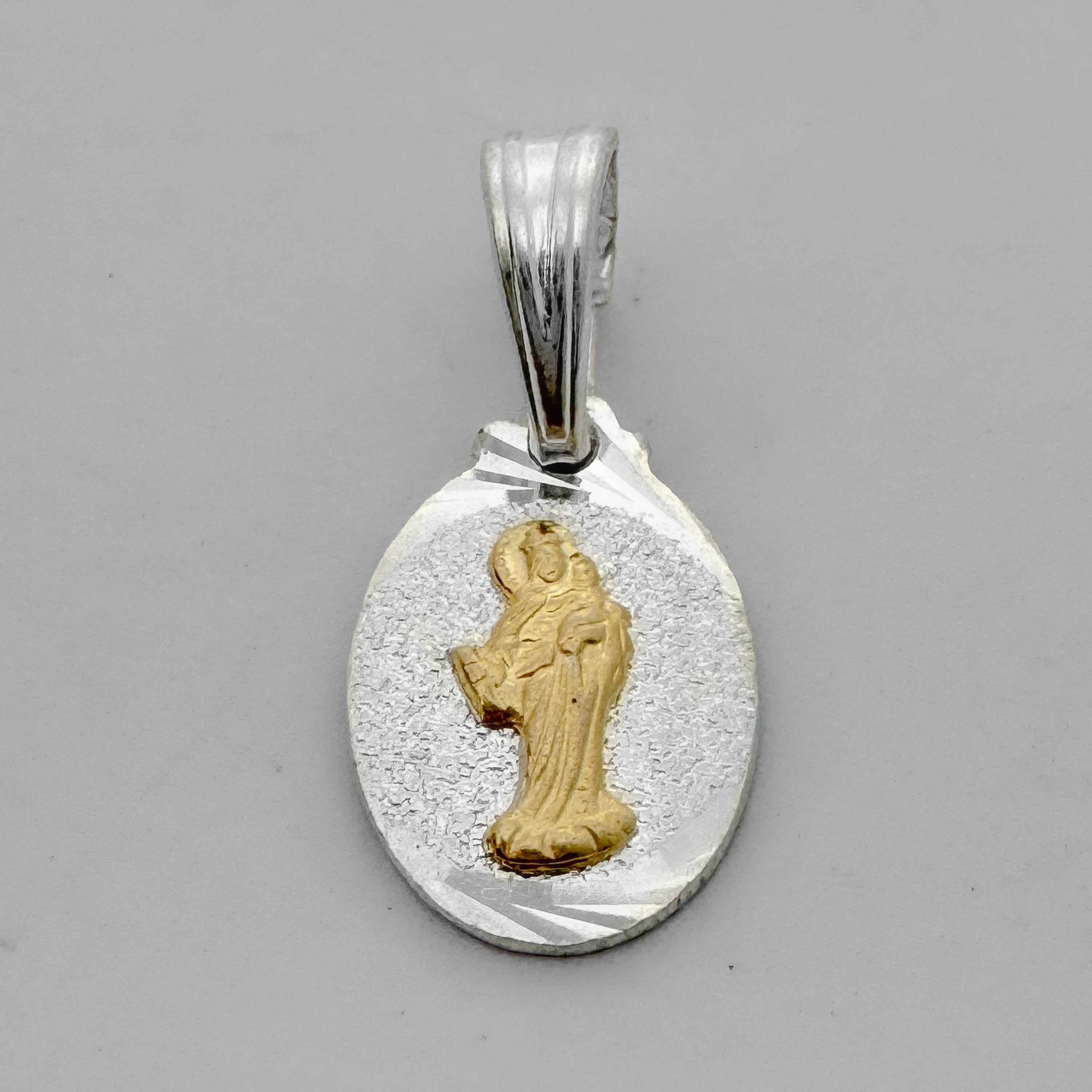Dije en oro plata Virgen del Carmen