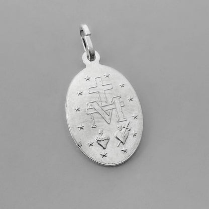 Dije Virgen Milagrosa grande  Plata ley 925