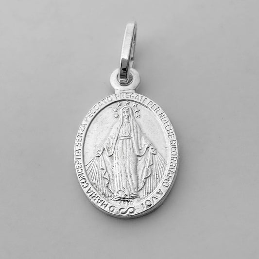 Dije Virgen Milagrosa plata ley 925