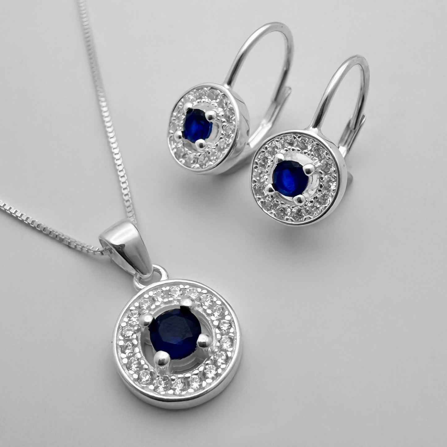 Juego Zircones Azules