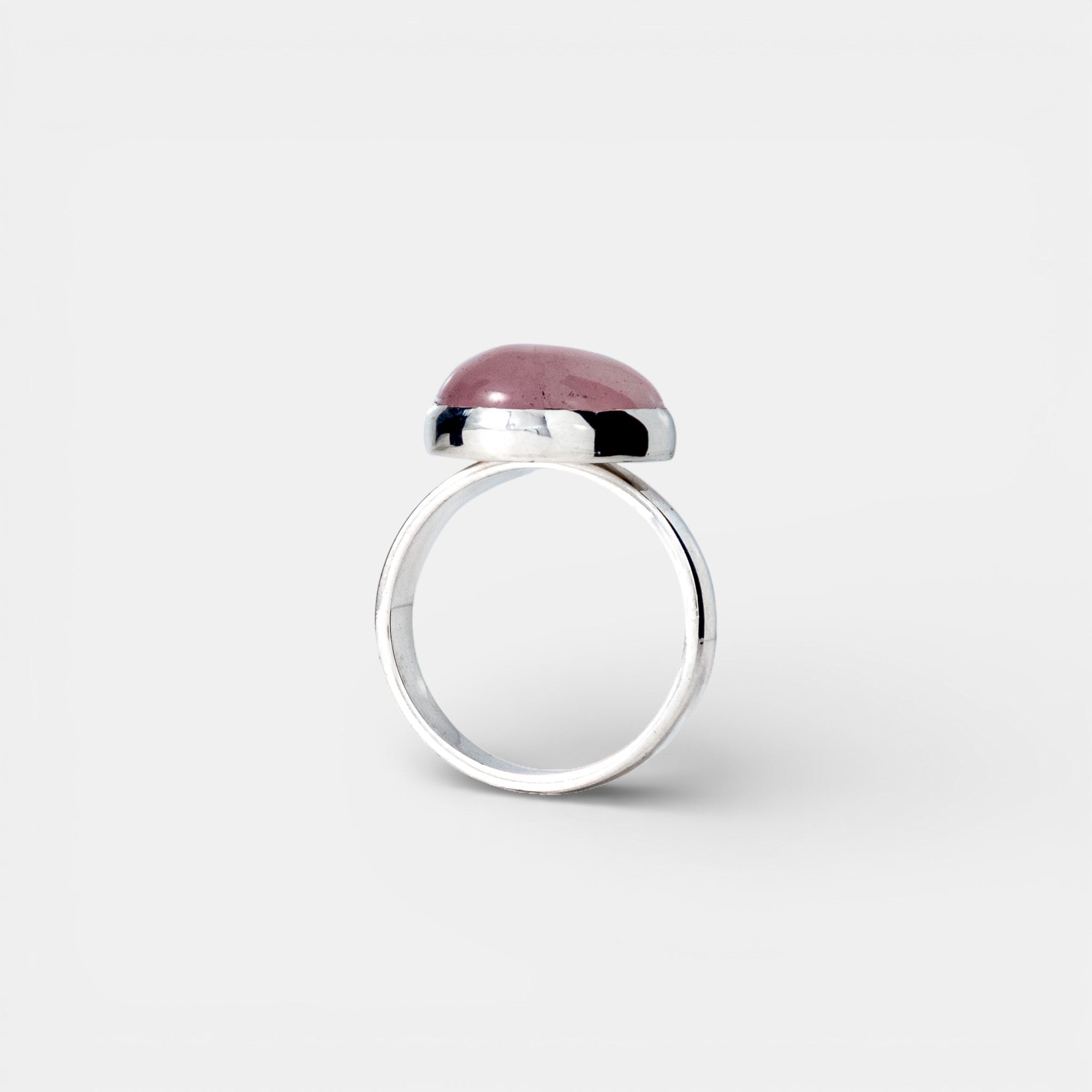 Anillo 'Esencia de Amor' – Plata Ley 925 y Cuarzo Rosa Natural