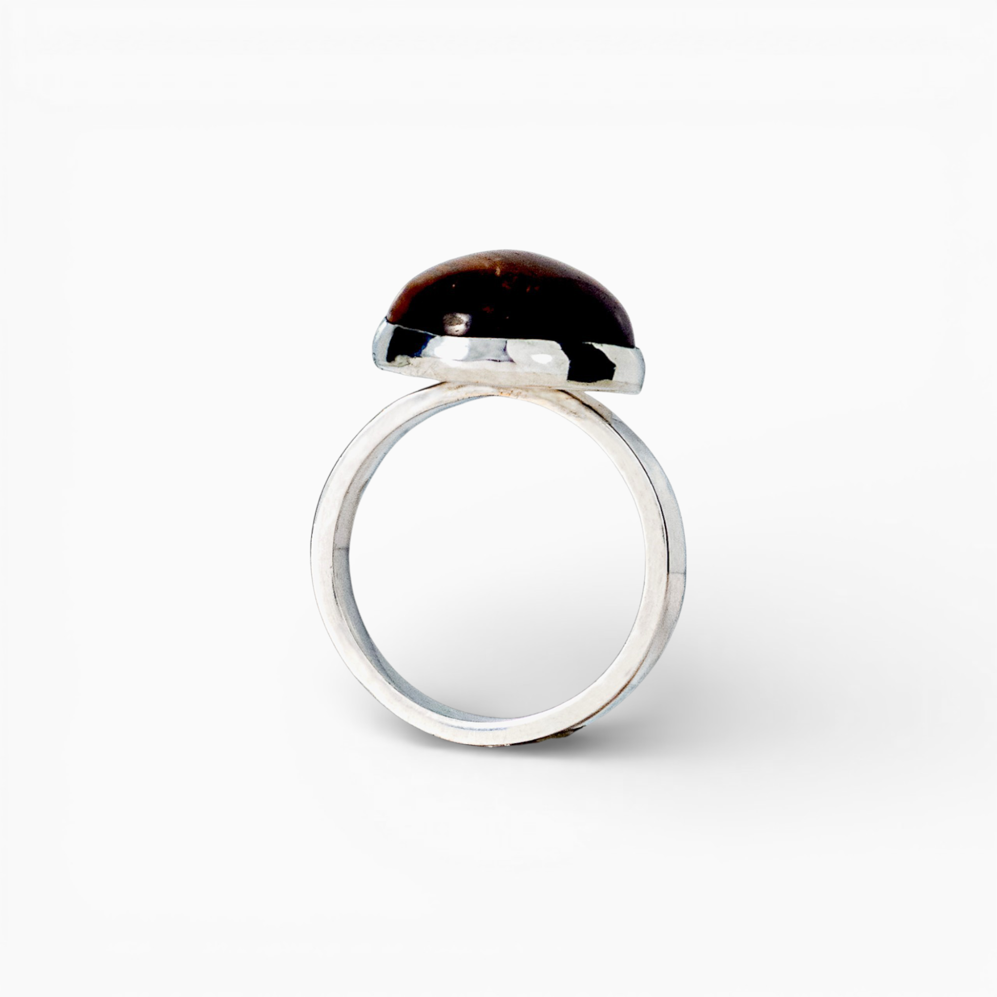 Anillo 'Mirada de Poder' – Plata Ley 925 y Ojo de Tigre Natural