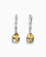 Aretes 'Destello de Sol' – Plata Ley 925 y Citrino Natural
