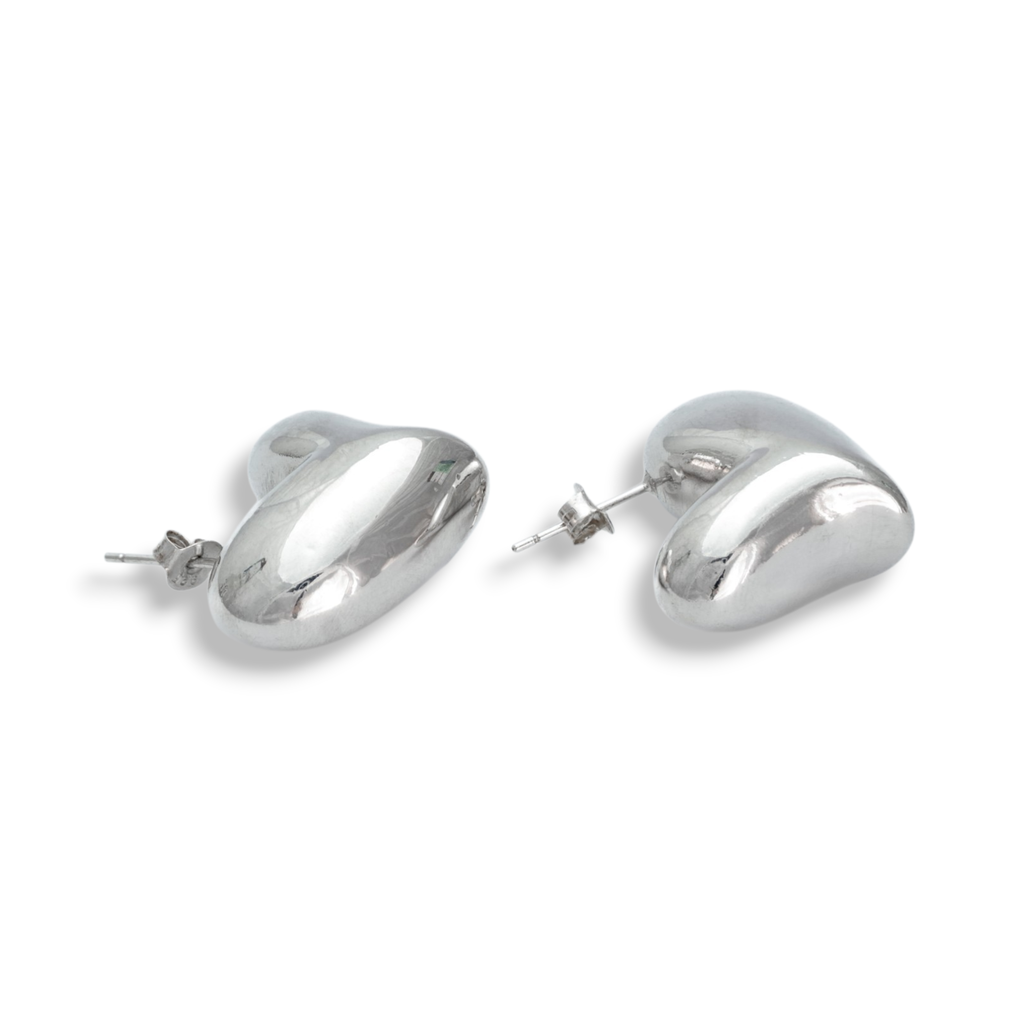 Topos Corazones en Plata Ley 925