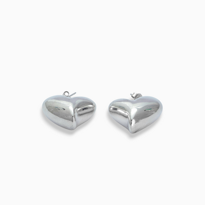 Topos Corazones en Plata Ley 925