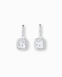 Aretes colgantes – Plata 925 y Circones Cuadrados