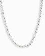 Cadena "Ritmo de Luz" – Plata 925 con Balines Mixtos (45 cm)