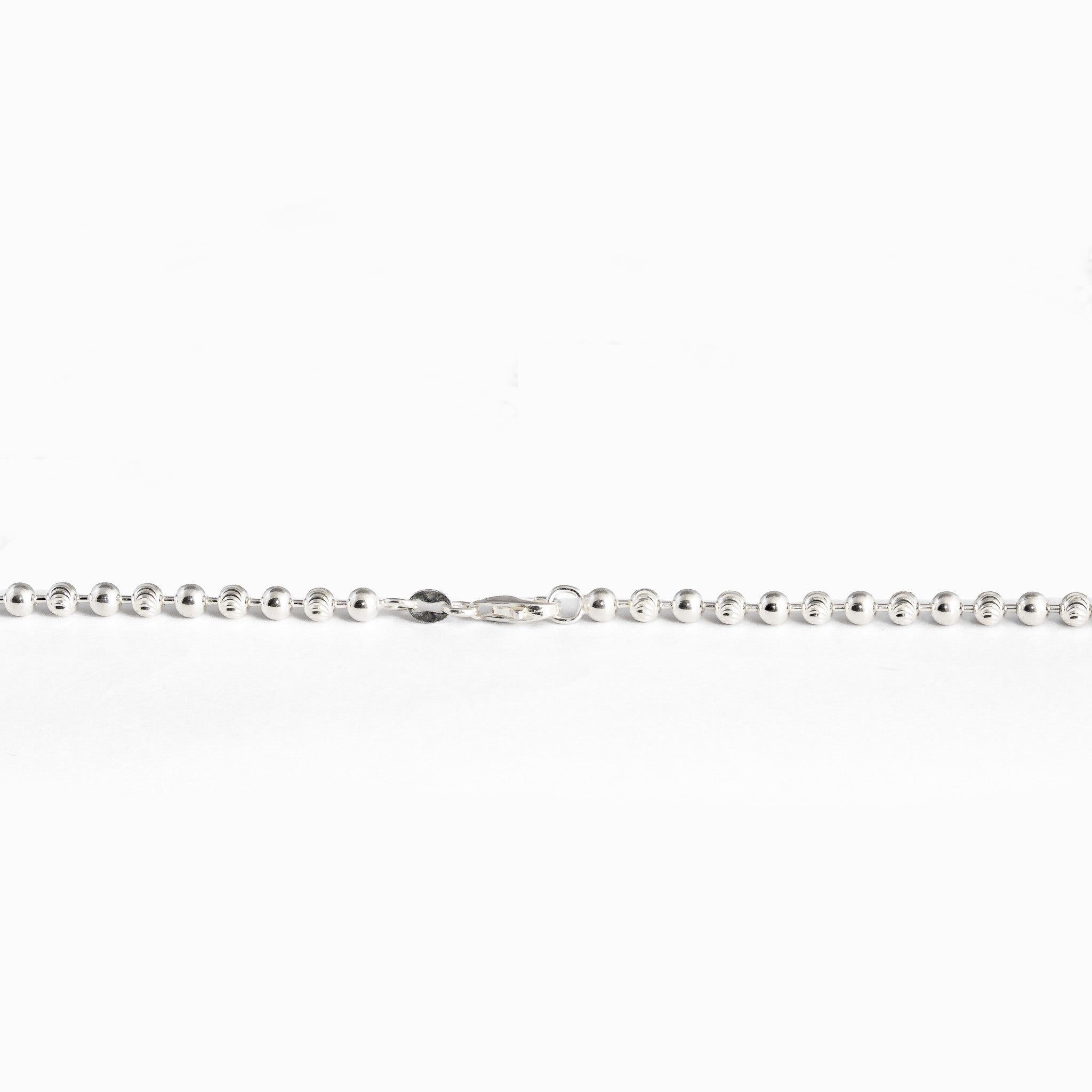 Cadena Plata 925 con Balines Diamantados