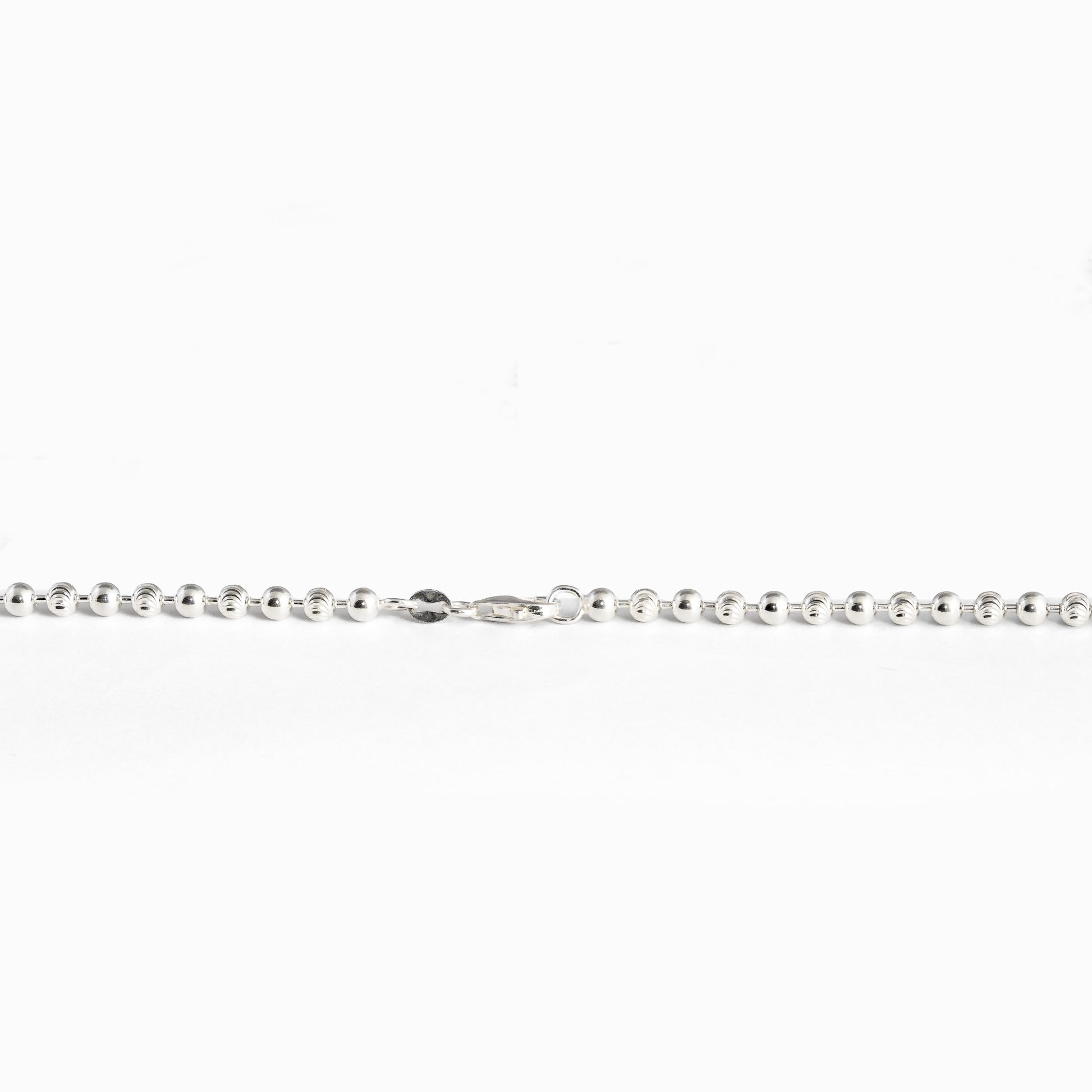 Cadena Plata 925 con Balines Diamantados