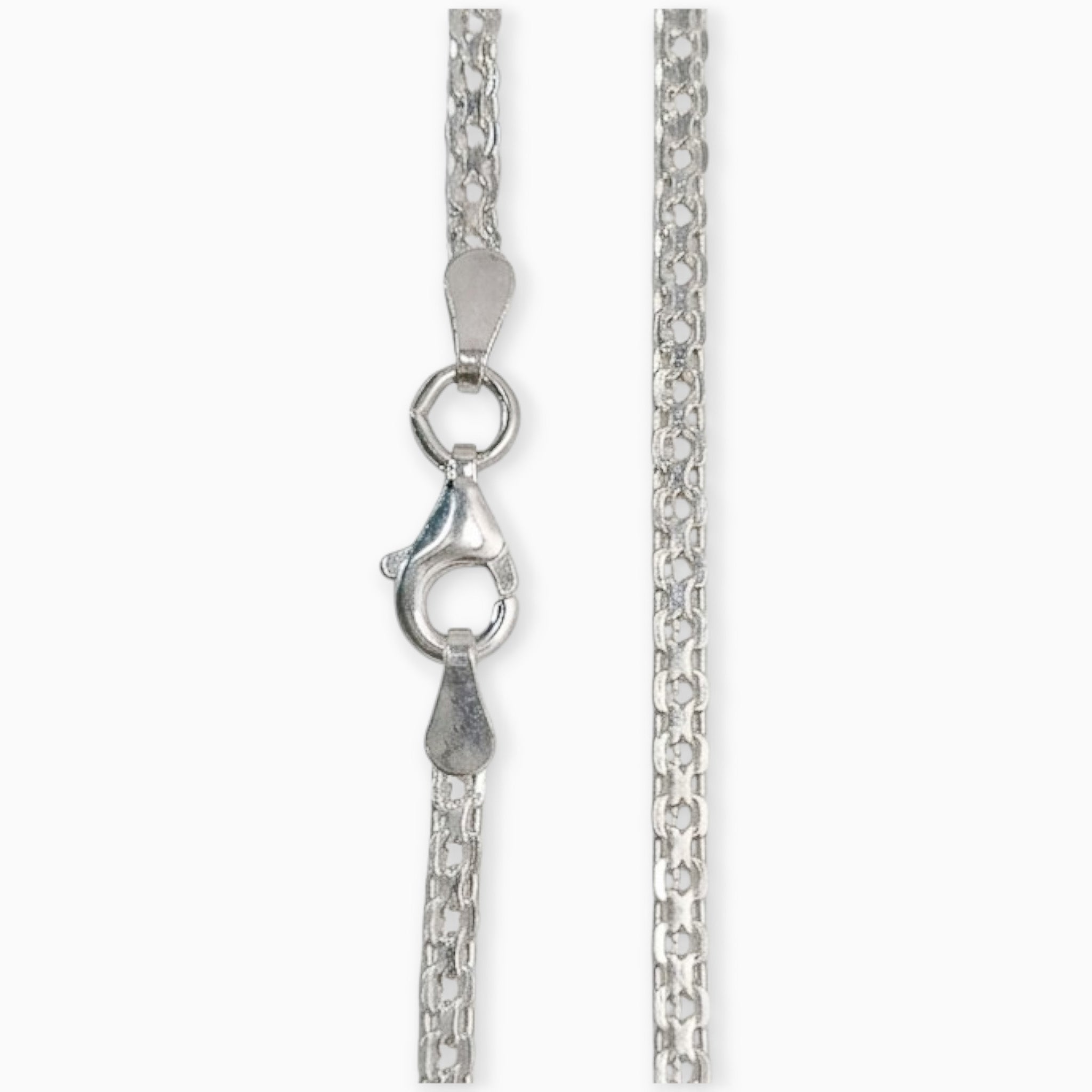 Cadena Chinesco  – Plata 925 (45 cm x 2 mm)